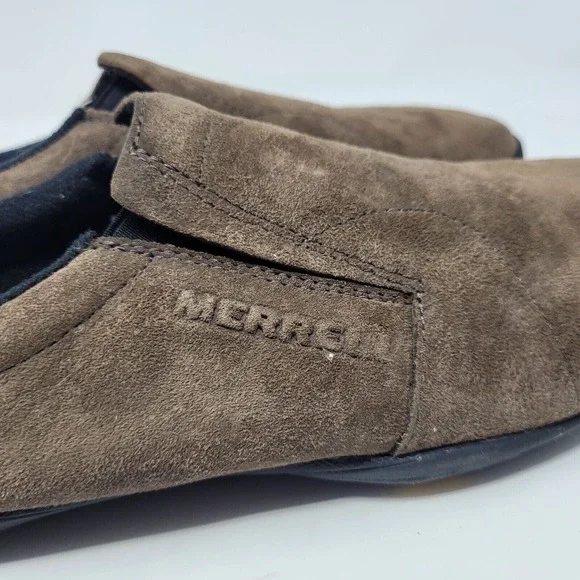 [SOLD]Merrell Shoes W 10 Brown M Connect Gunsmoke Brown Moc Slip On Minimalist - Picture 7 of 10